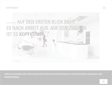 Tablet Screenshot of kopfkunst.net